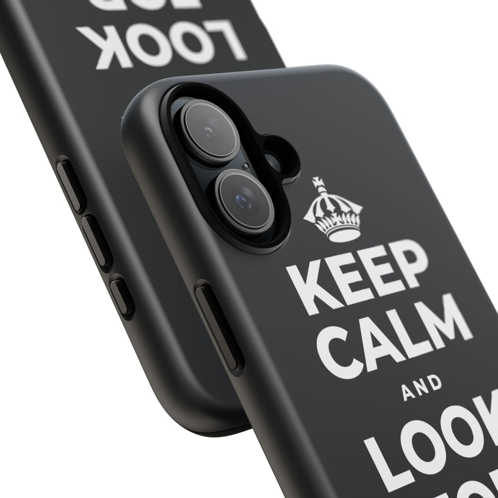 KEEP CALM AND LOOK FOR THE LIGHT Phone Case (Dark)