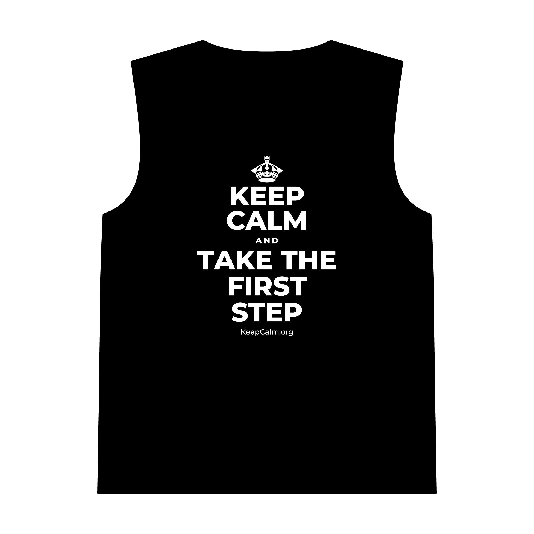 KEEP CALM AND TAKE THE FIRST STEP Tank Top