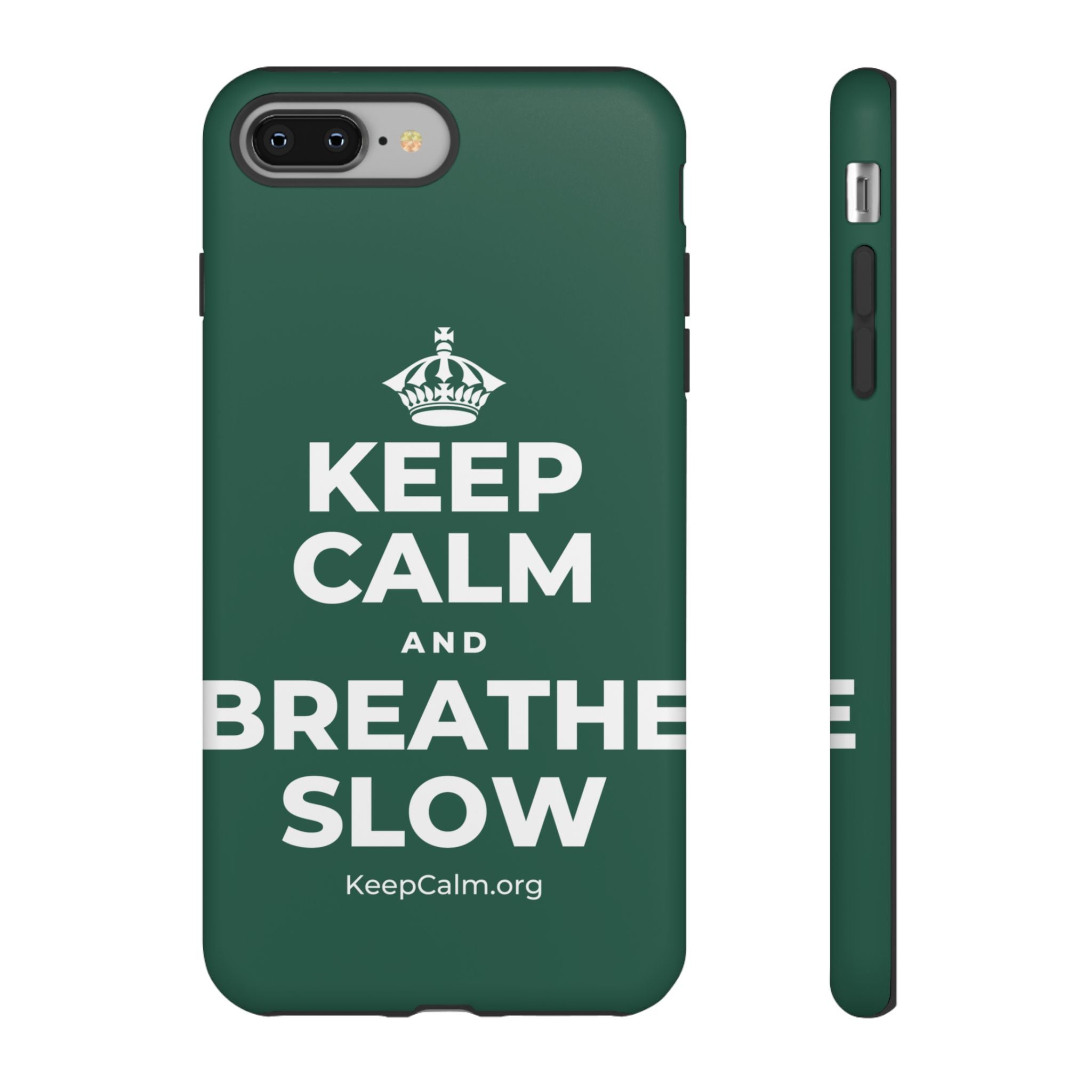 KEEP CALM AND BREATHE SLOW Phone Case