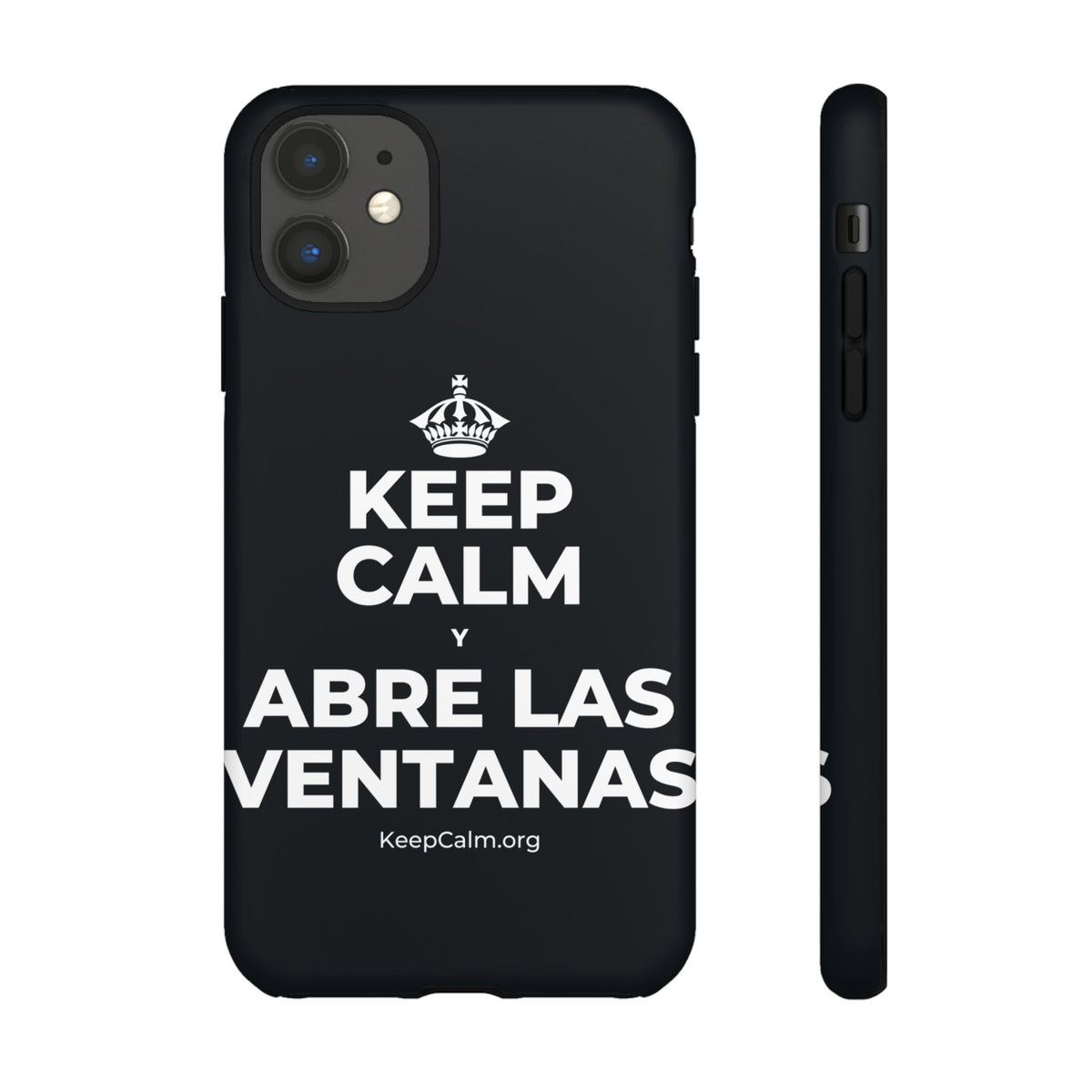 KEEP CALM Y ABRE LAS VENTANAS Phone Case (Dark)