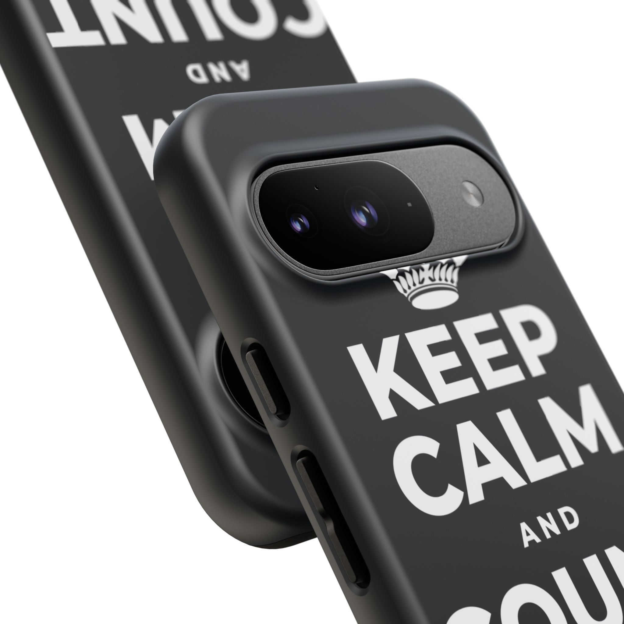 KEEP CALM AND COUNT TO TEN Phone Case (Dark)