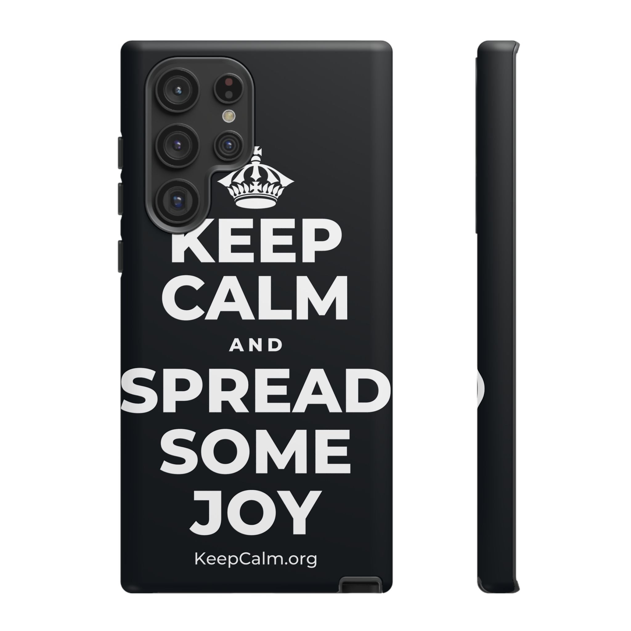KEEP CALM AND SPREAD SOME JOY Phone Case (Dark)