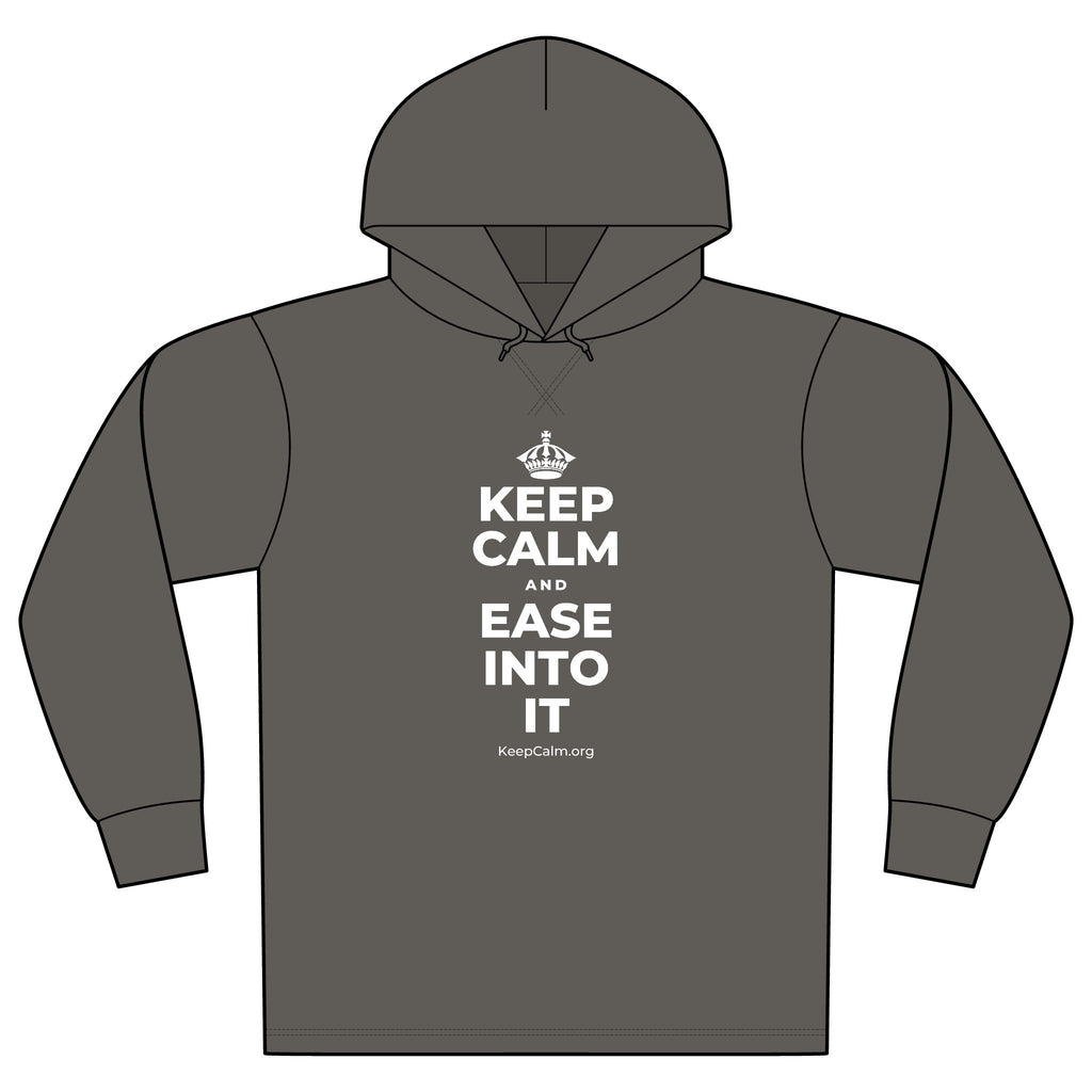 KEEP CALM AND EASE INTO IT Organic Hoodie Tee