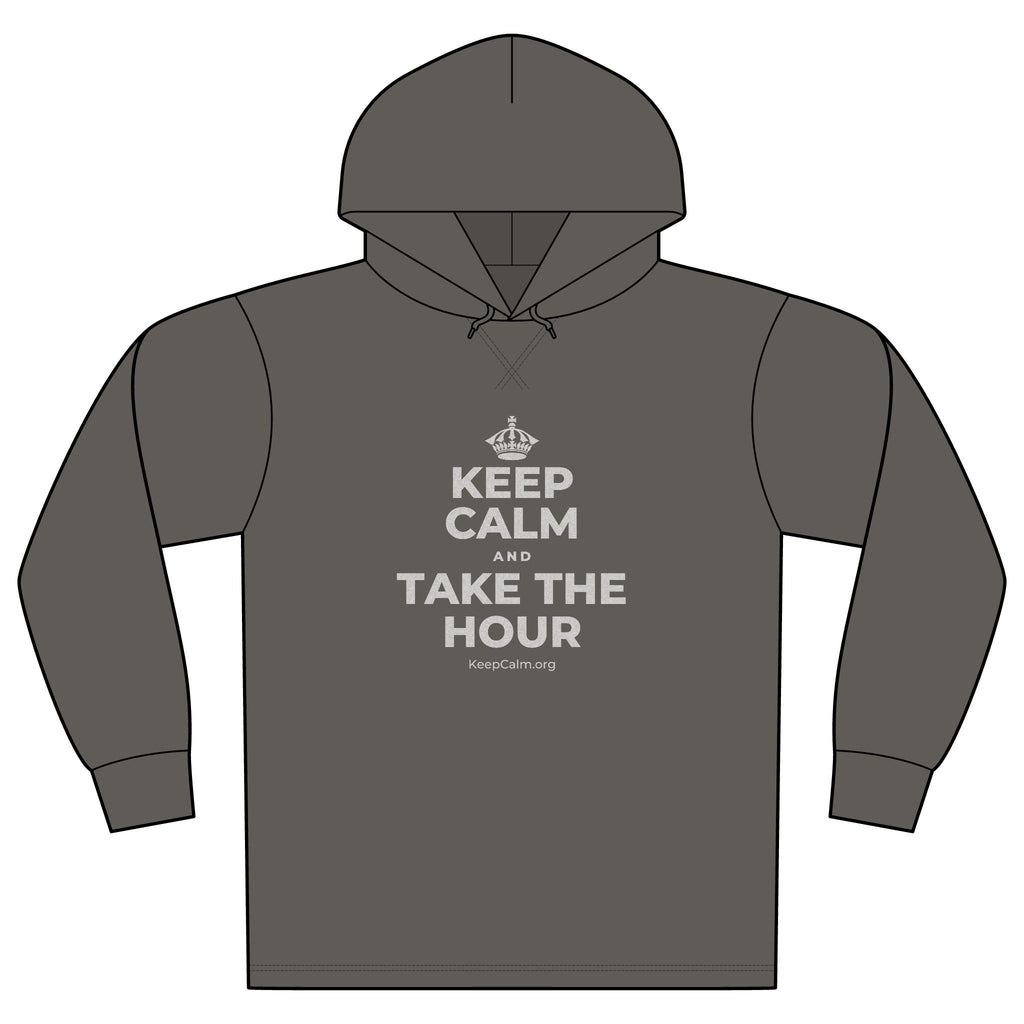 KEEP CALM AND TAKE THE HOUR Organic Hoodie Tee