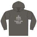 KEEP CALM AND TAKE THE HOUR Organic Hoodie Tee