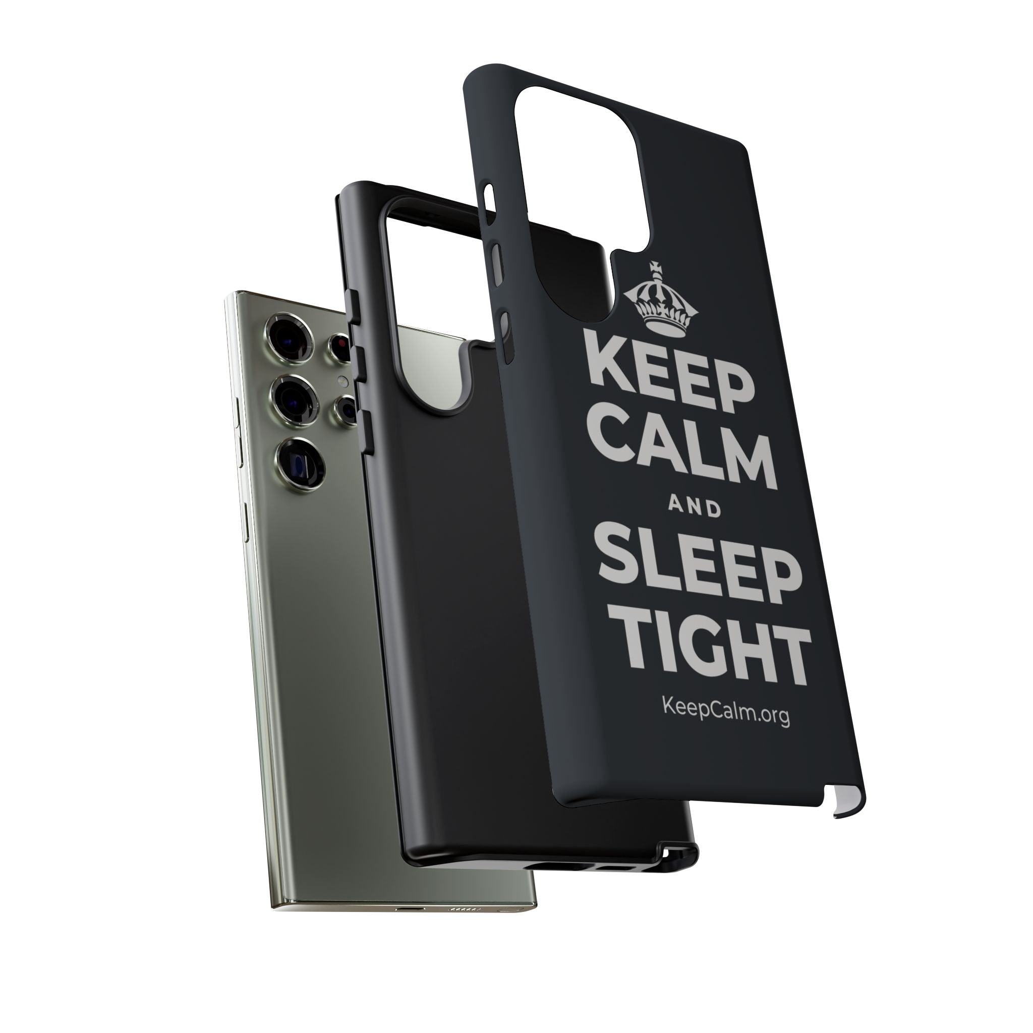 KEEP CALM AND SLEEP TIGHT Phone Case (Dark)