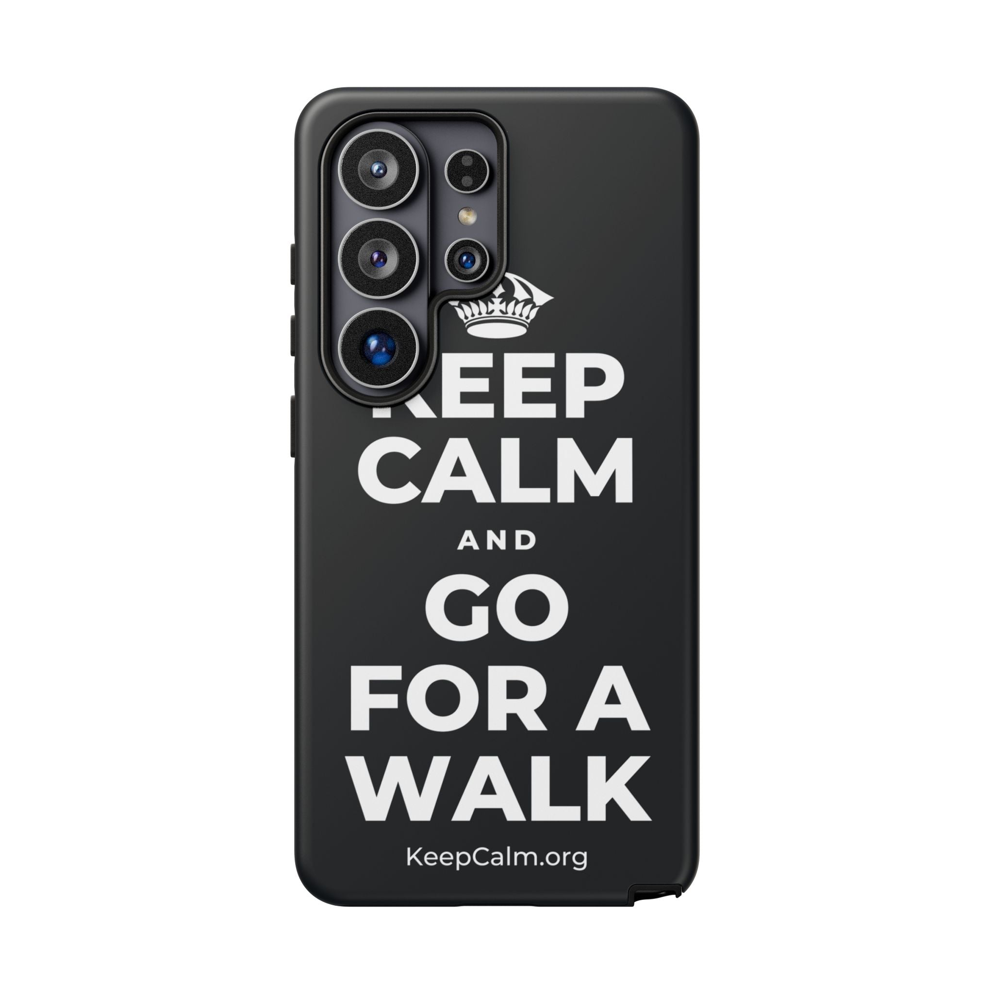 KEEP CALM AND GO FOR A WALK Phone Case (Dark)