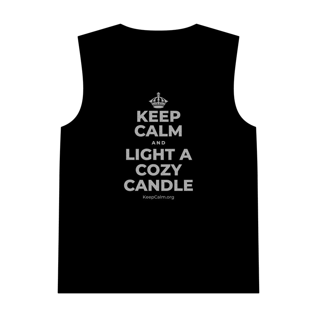KEEP CALM AND LIGHT A COZY CANDLE Tank Top