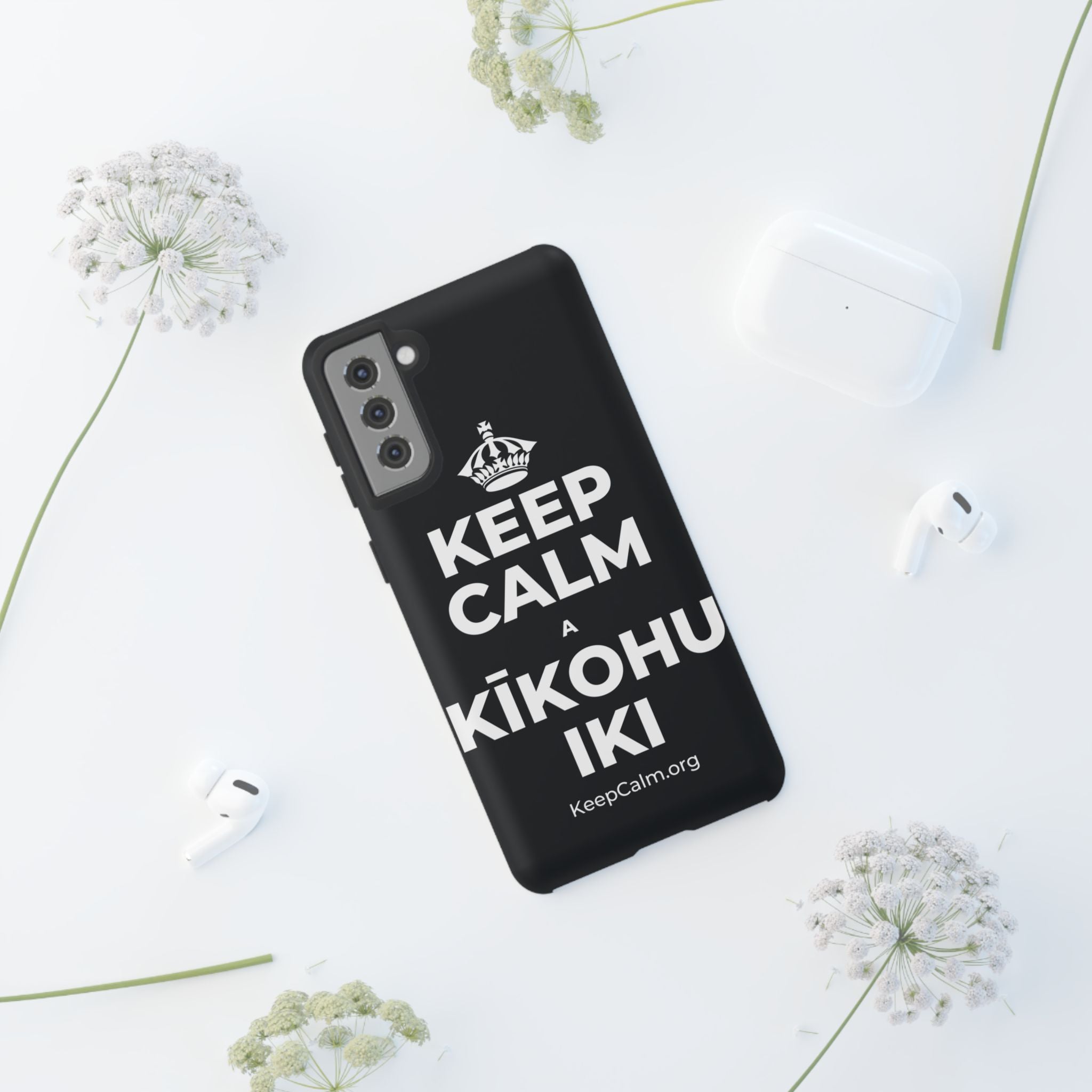 KEEP CALM A KĪKOHU IKI Phone Case (Dark)