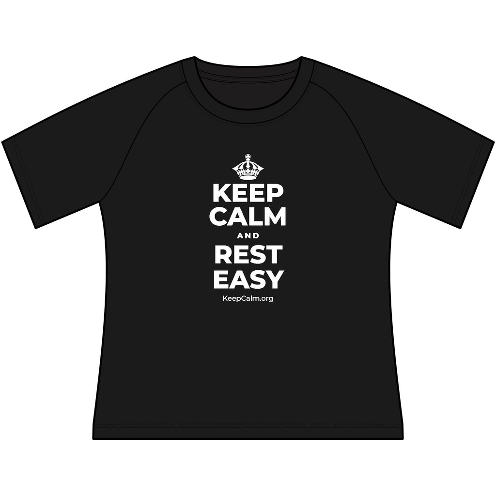 KEEP CALM AND REST EASY Women's Raglan Tee