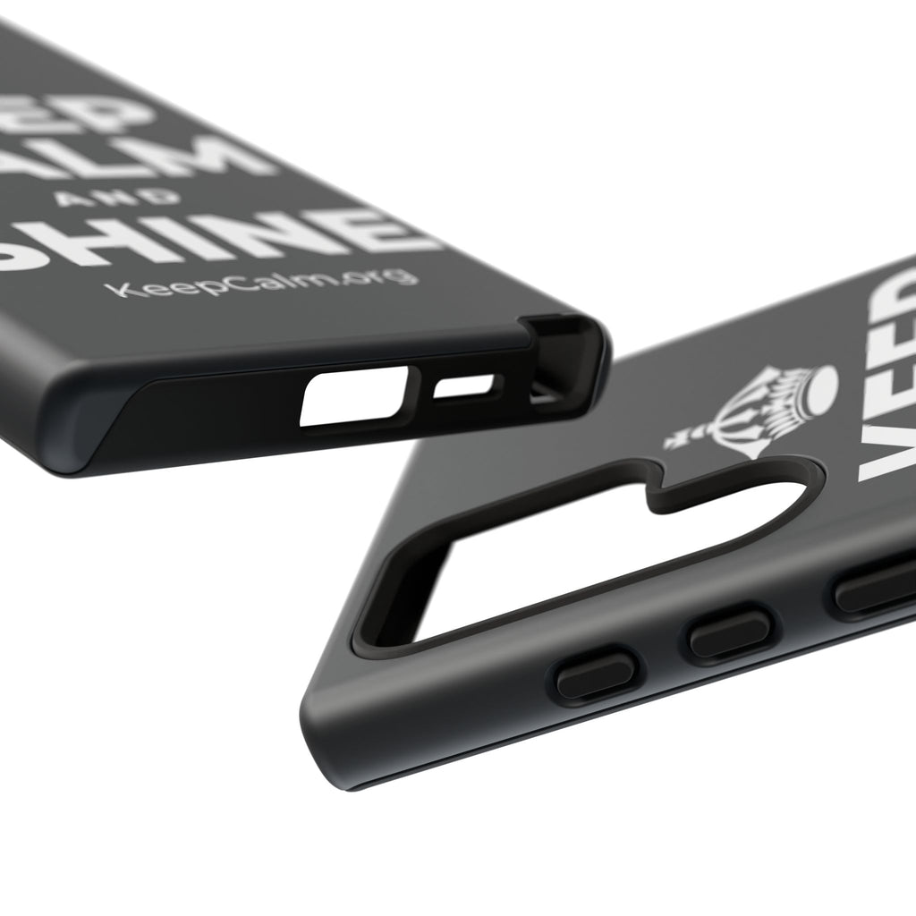 KEEP CALM AND SHINE Phone Case (Dark)