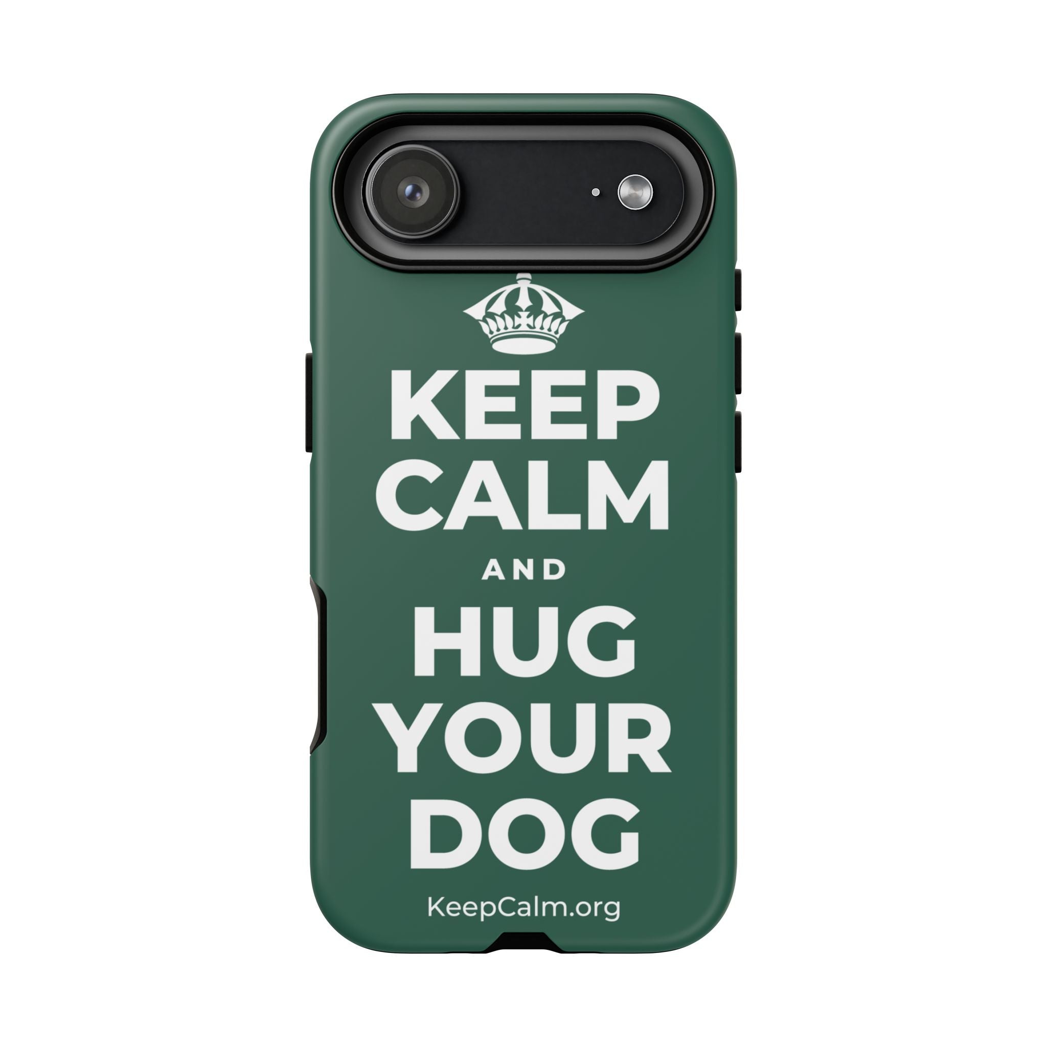 KEEP CALM AND HUG YOUR DOG Phone Case