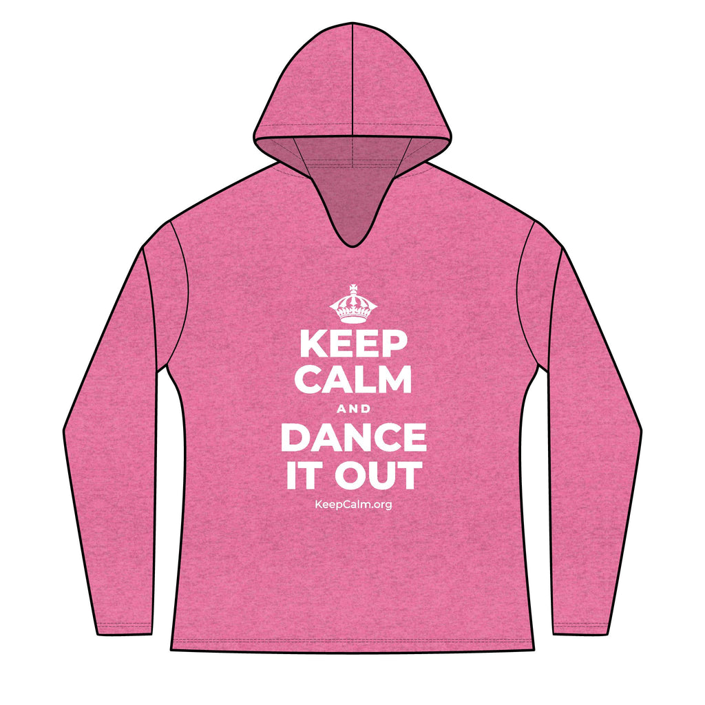 KEEP CALM AND DANCE IT OUT Women's Long Sleeve Hoodie