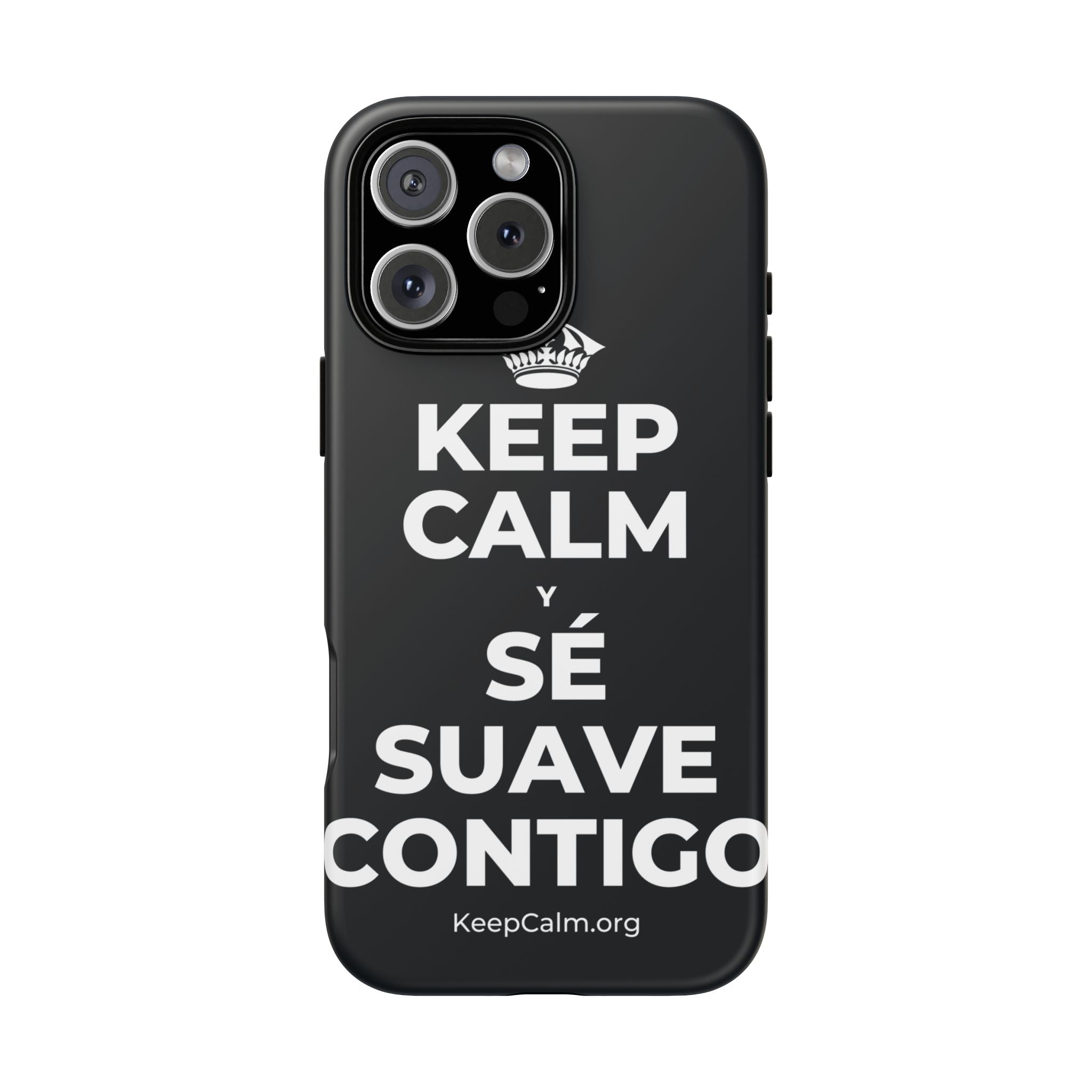 KEEP CALM Y SÉ SUAVE CONTIGO Phone Case (Dark)