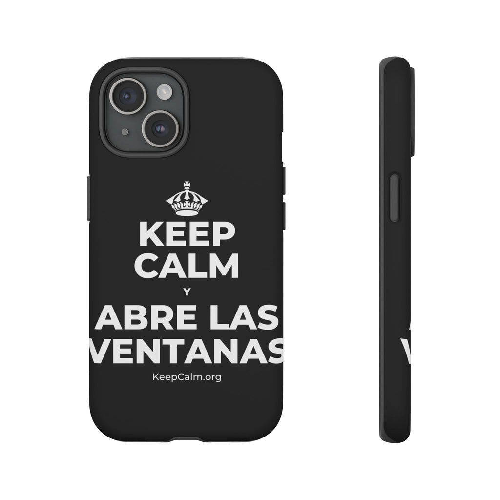 KEEP CALM Y ABRE LAS VENTANAS Phone Case