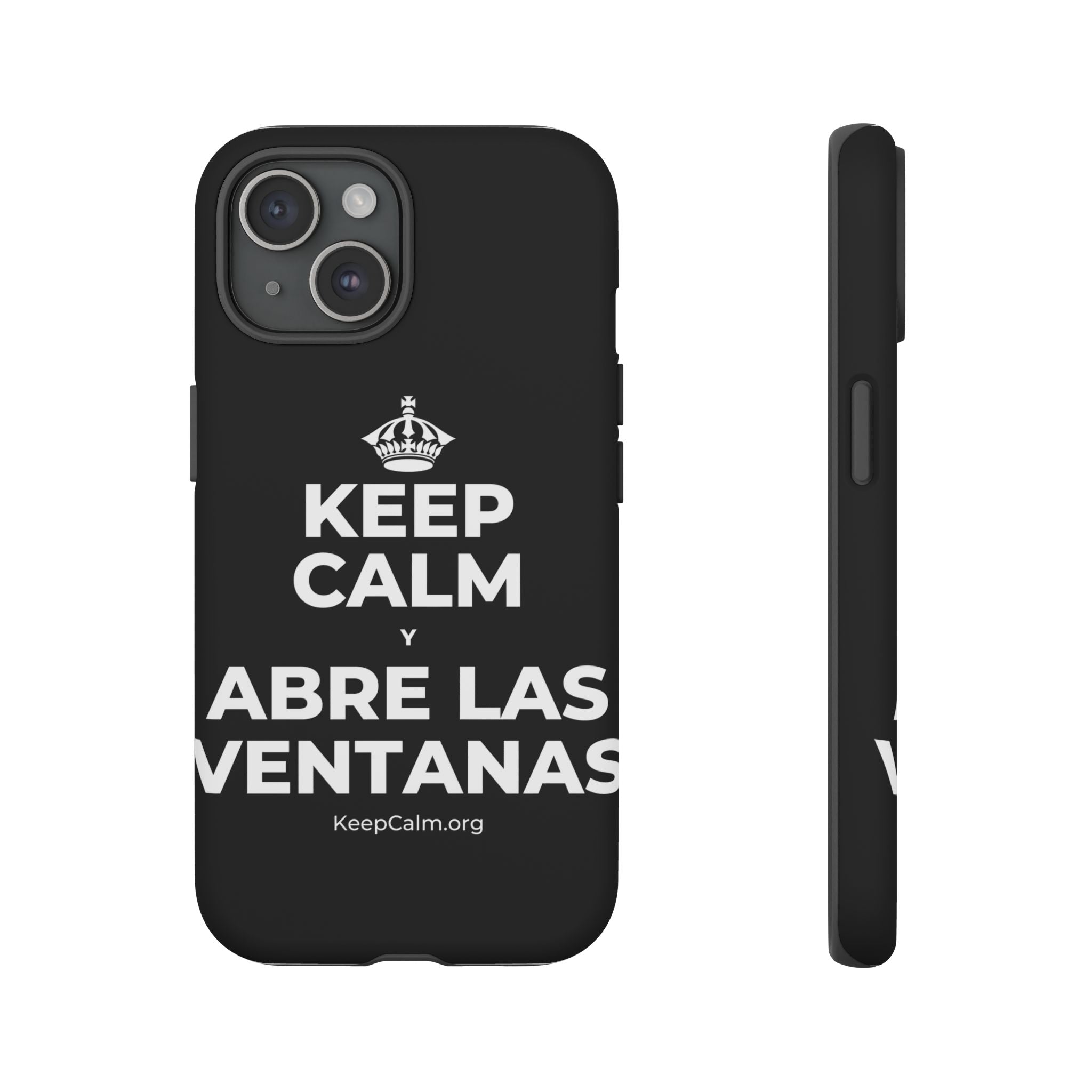 KEEP CALM Y ABRE LAS VENTANAS Phone Case