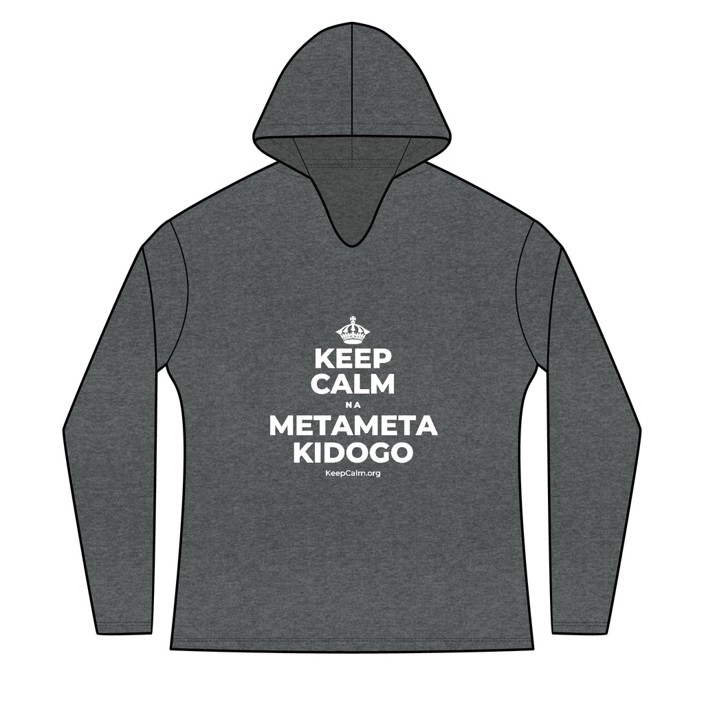 KEEP CALM NA METAMETA KIDOGO Women's Long Sleeve Hoodie