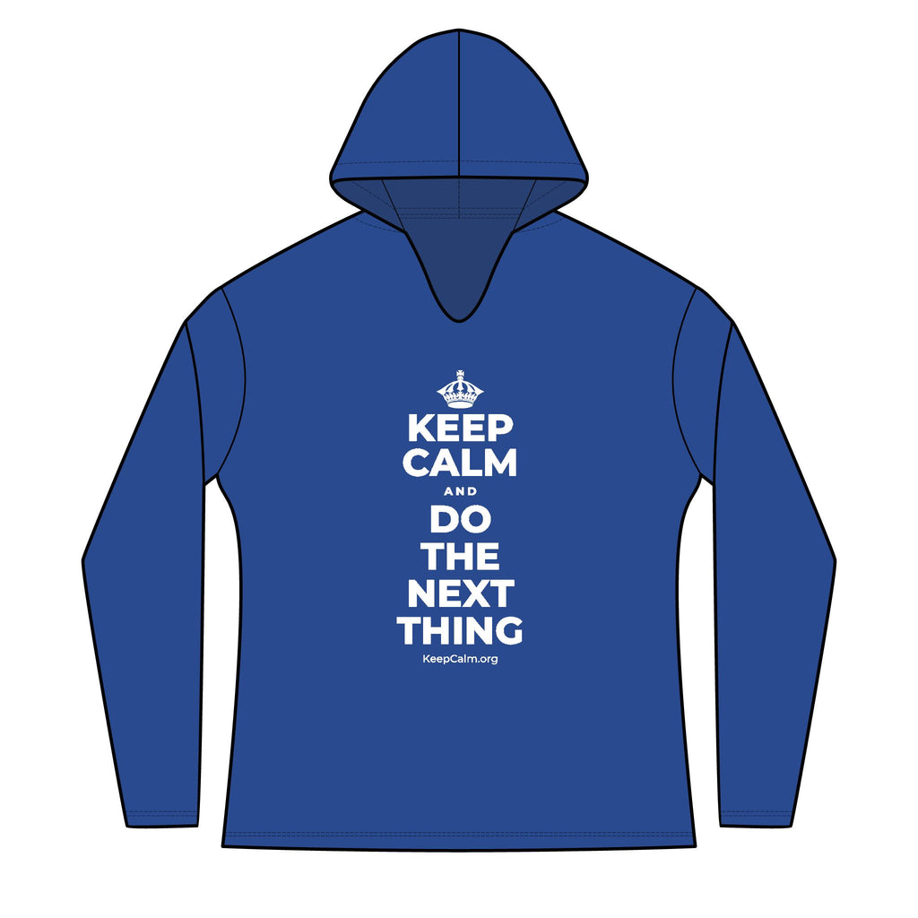 KEEP CALM AND DO THE NEXT THING Women's Long Sleeve Hoodie
