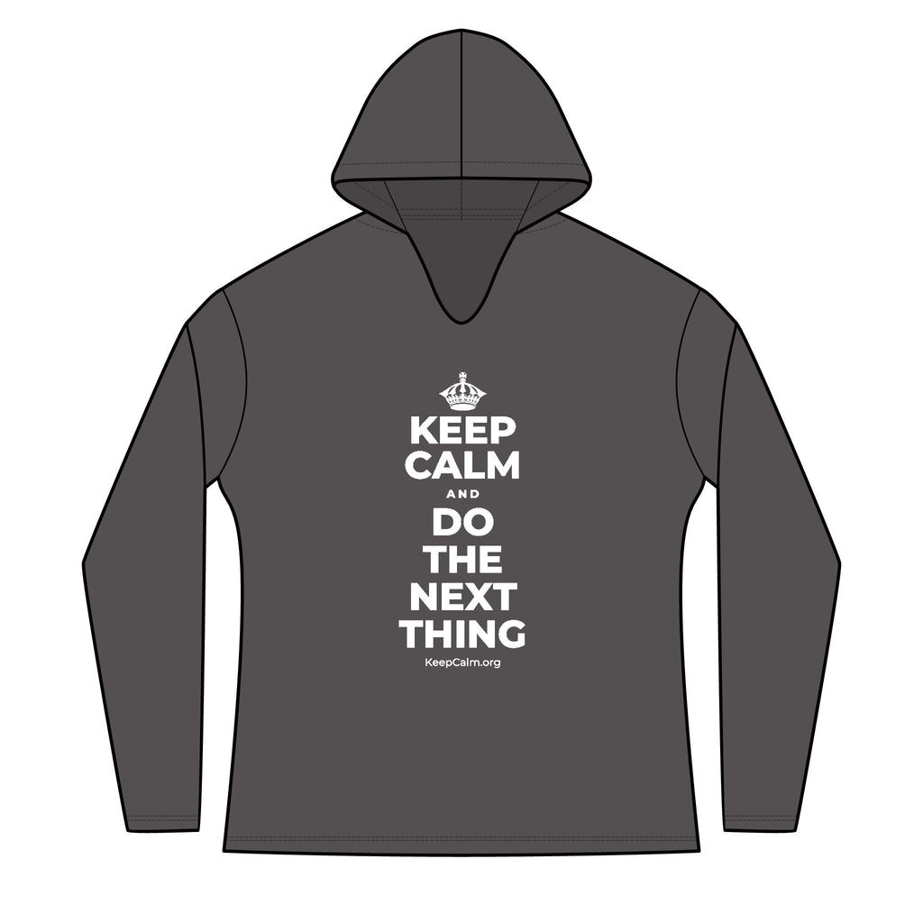 KEEP CALM AND DO THE NEXT THING Women's Long Sleeve Hoodie