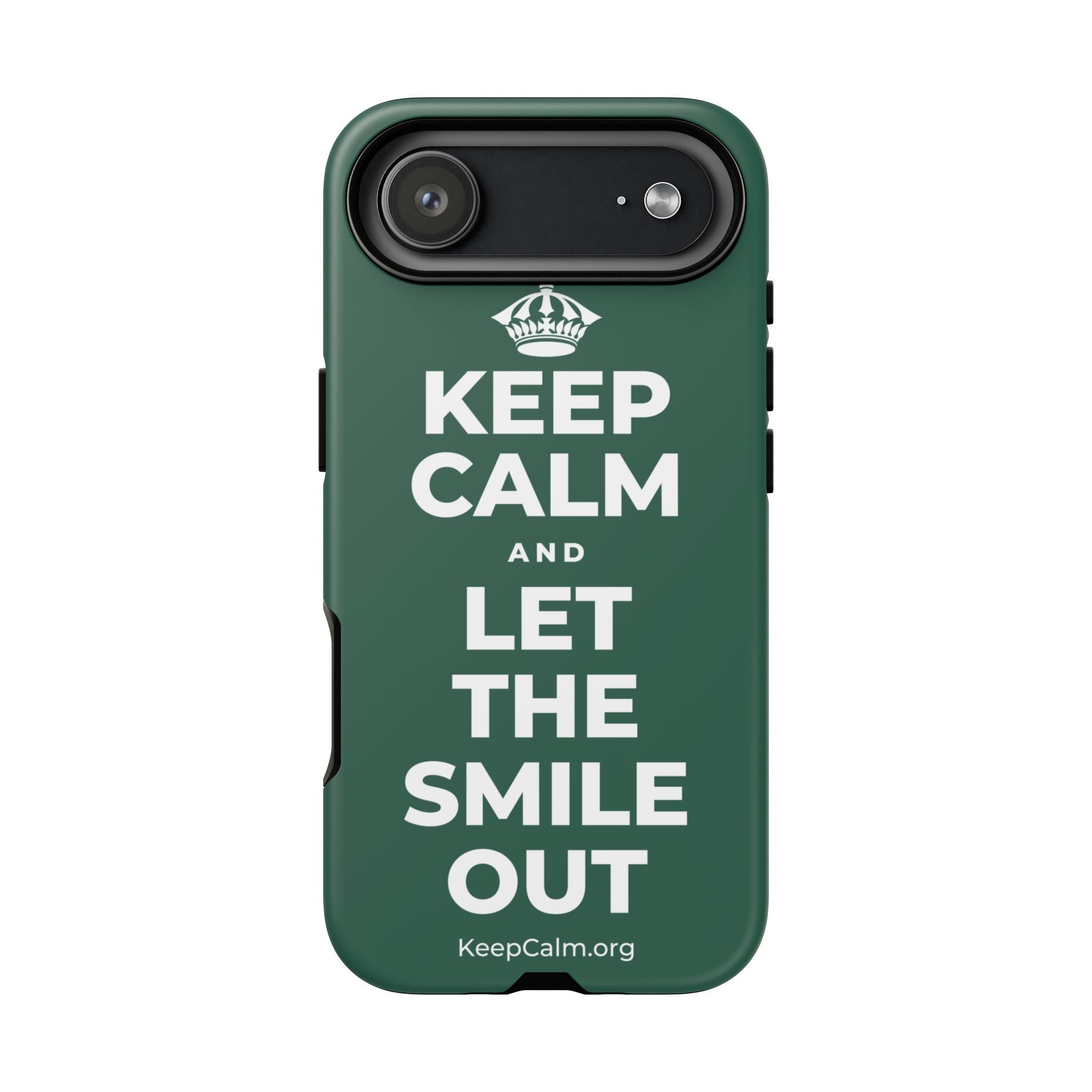 KEEP CALM AND LET THE SMILE OUT Phone Case