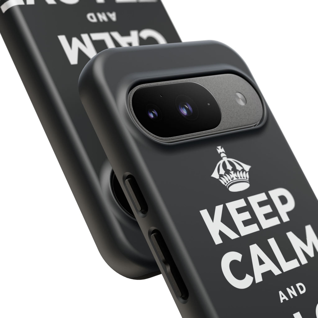 KEEP CALM AND LET LOVE FLOW Phone Case (Dark)