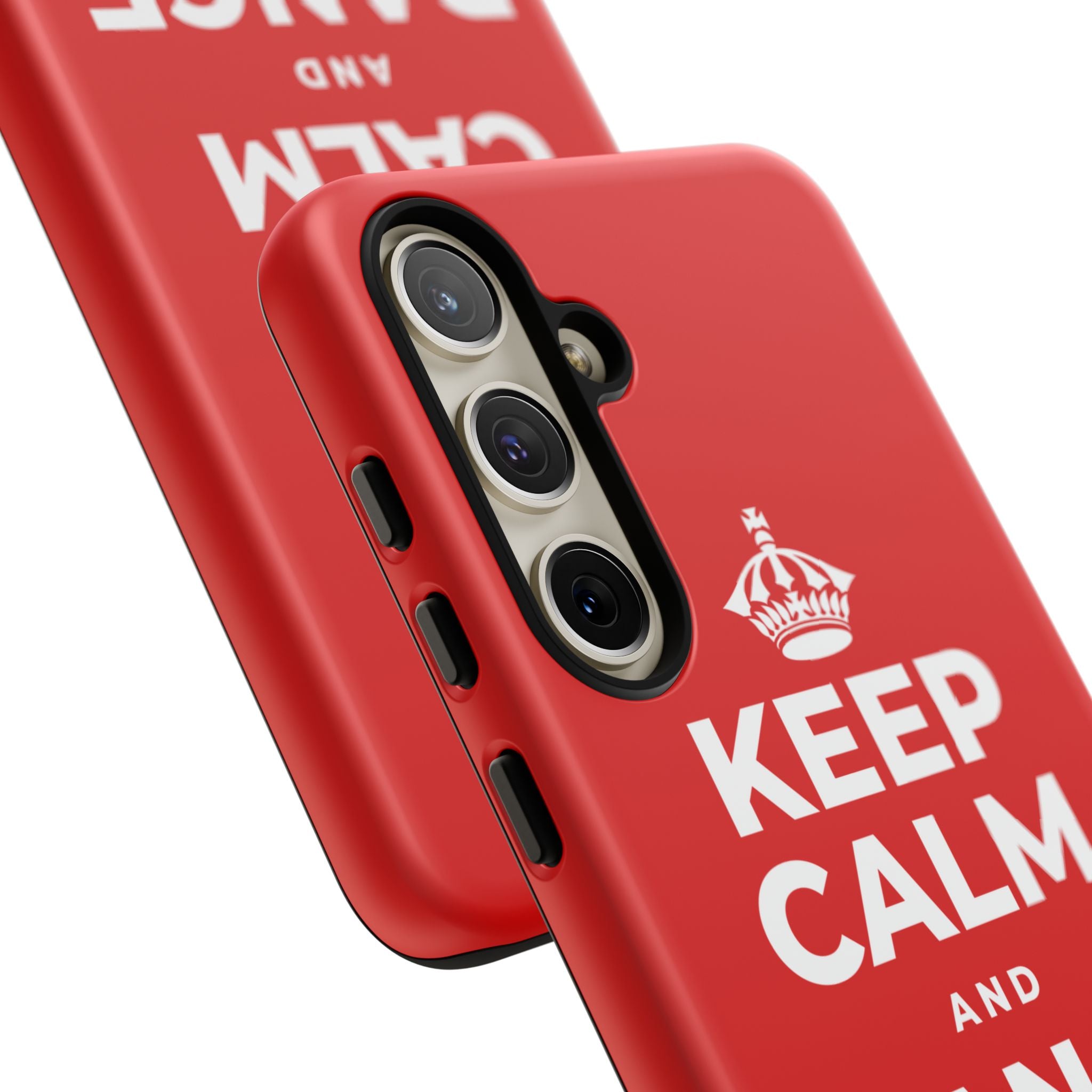 KEEP CALM AND DANCE WITH ME Phone Case