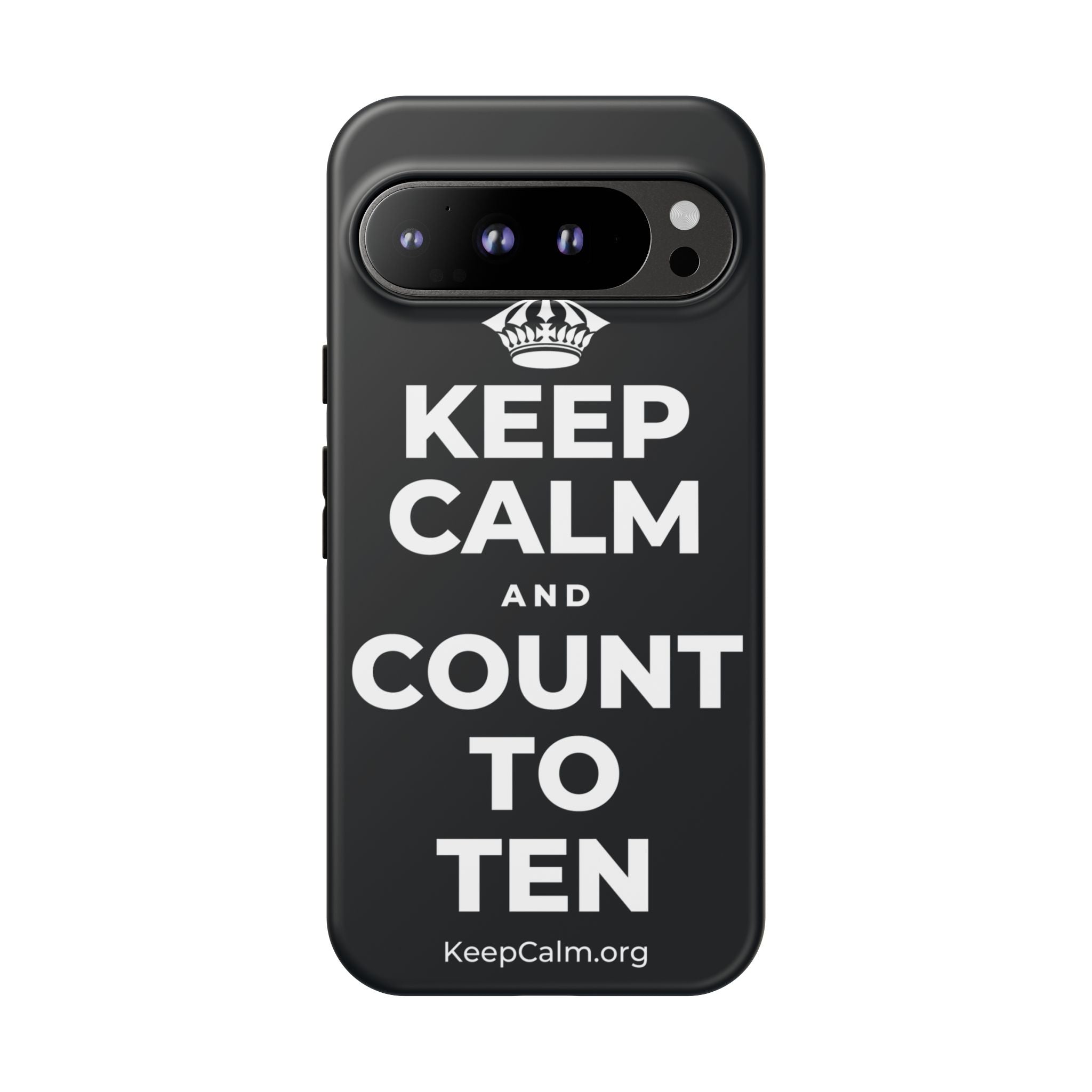 KEEP CALM AND COUNT TO TEN Phone Case (Dark)