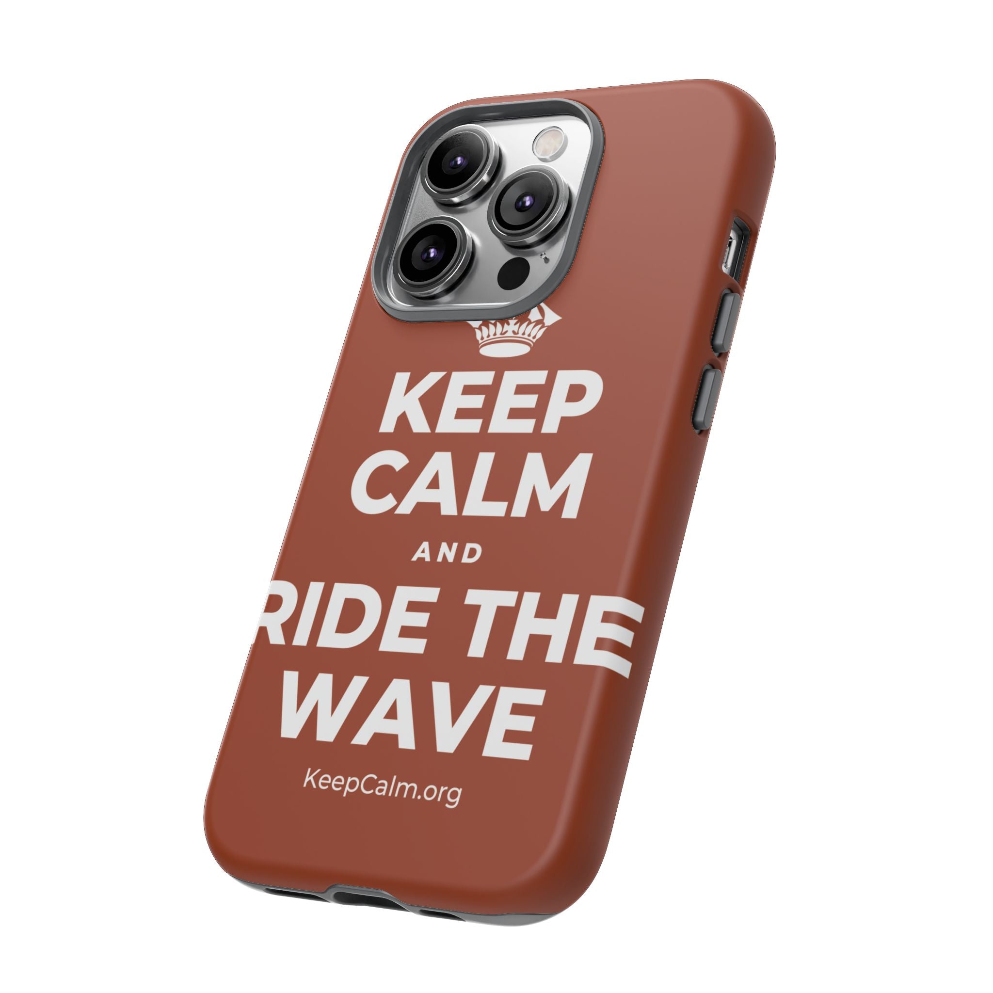 KEEP CALM AND RIDE THE WAVE Phone Case