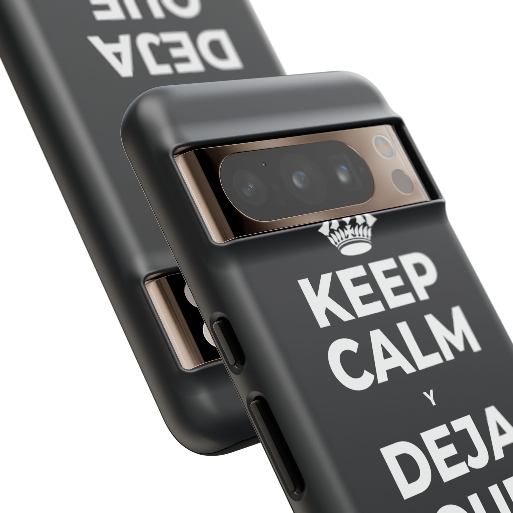 KEEP CALM Y DEJA QUE SE ENFRÍE Phone Case (Dark)