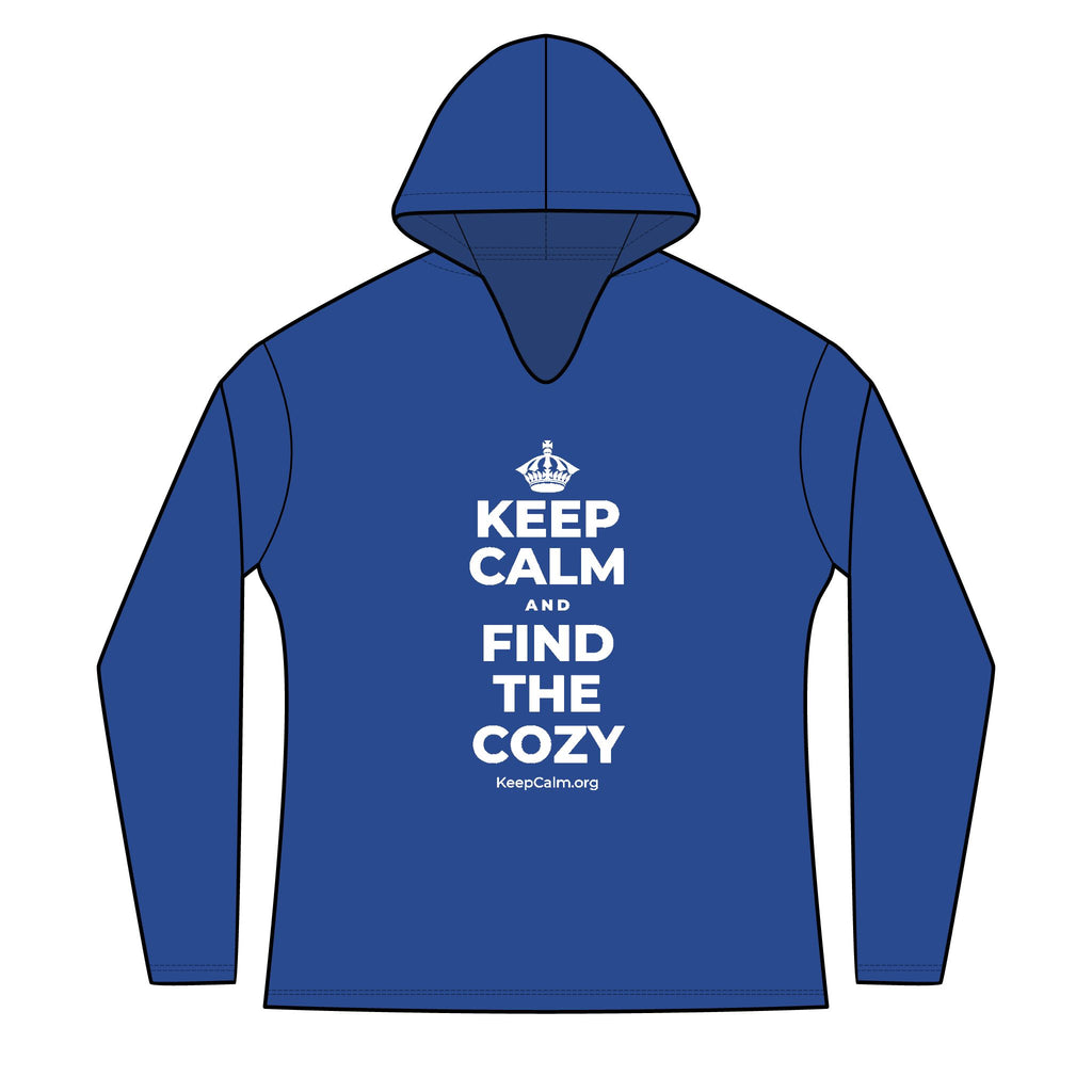 KEEP CALM AND FIND THE COZY Women's Long Sleeve Hoodie