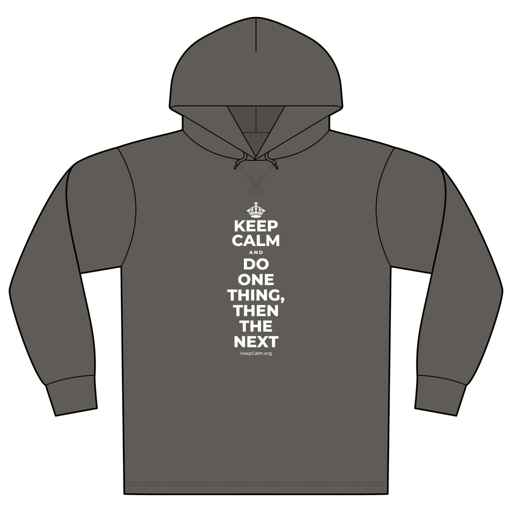KEEP CALM AND DO ONE THING, THEN THE NEXT Organic Hoodie Tee