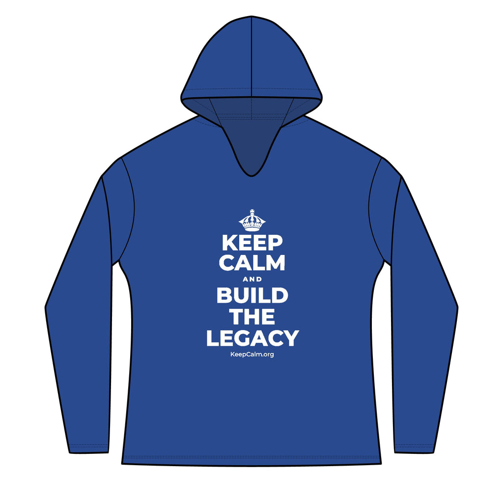KEEP CALM AND BUILD THE LEGACY Women's Long Sleeve Hoodie