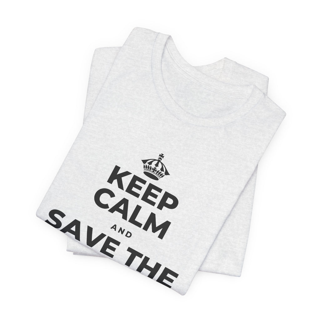 KEEP CALM AND SAVE THE DRAMA FOR YOUR 🦙 T-Shirt (Soft Cream–Heather Mauve)