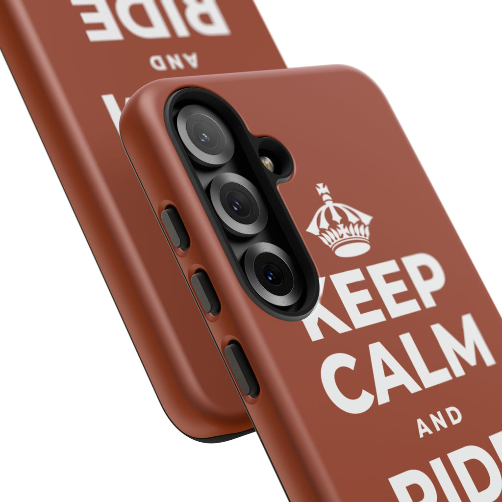 KEEP CALM AND RIDE THE WAVE Phone Case