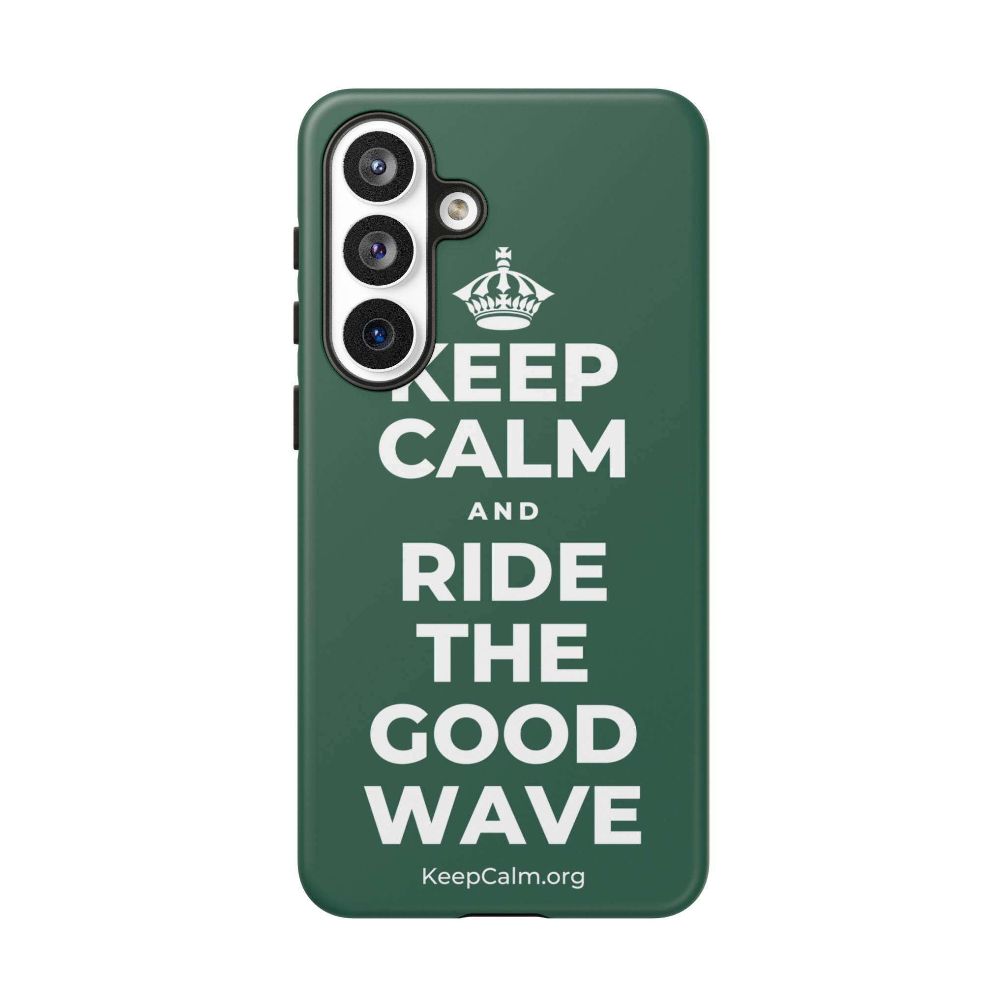KEEP CALM AND RIDE THE GOOD WAVE Phone Case