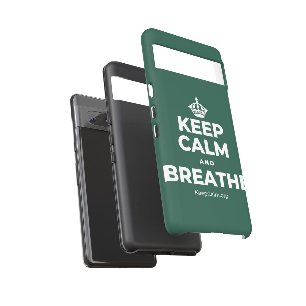 KEEP CALM AND BREATHE Phone Case
