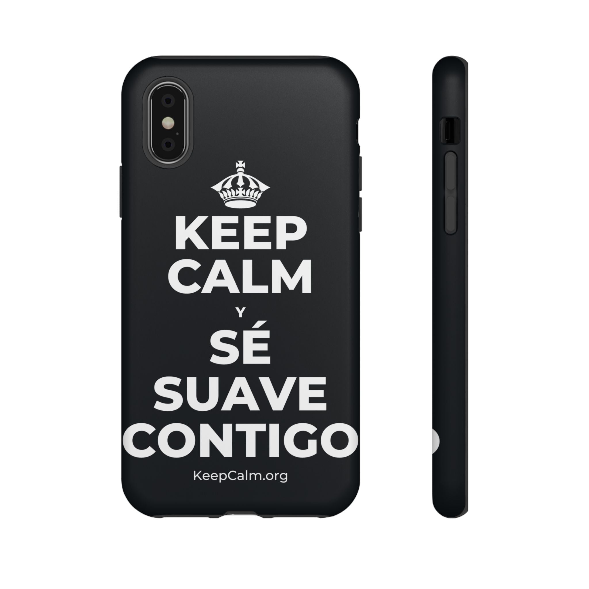 KEEP CALM Y SÉ SUAVE CONTIGO Phone Case (Dark)