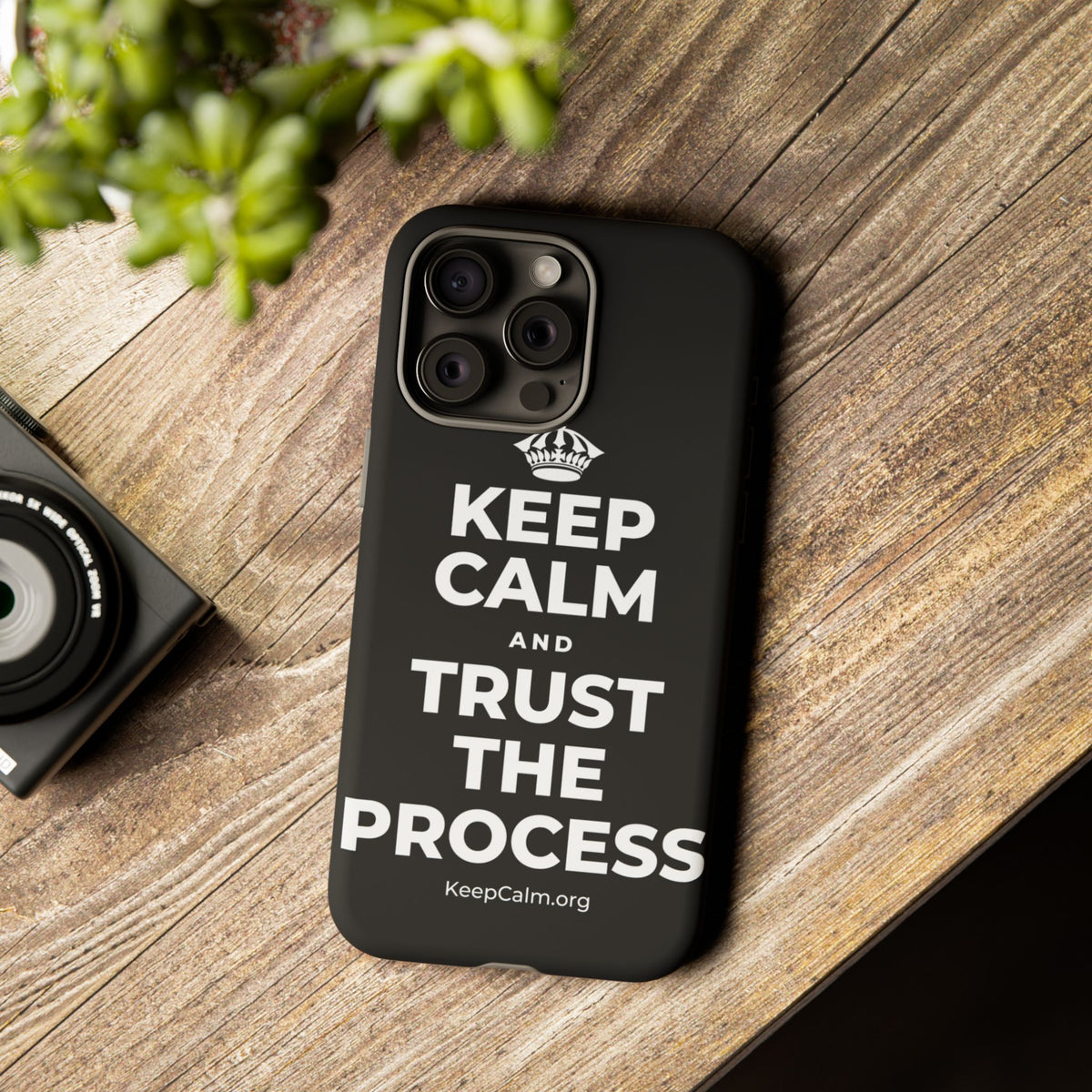 KEEP CALM AND TRUST THE PROCESS Phone Case