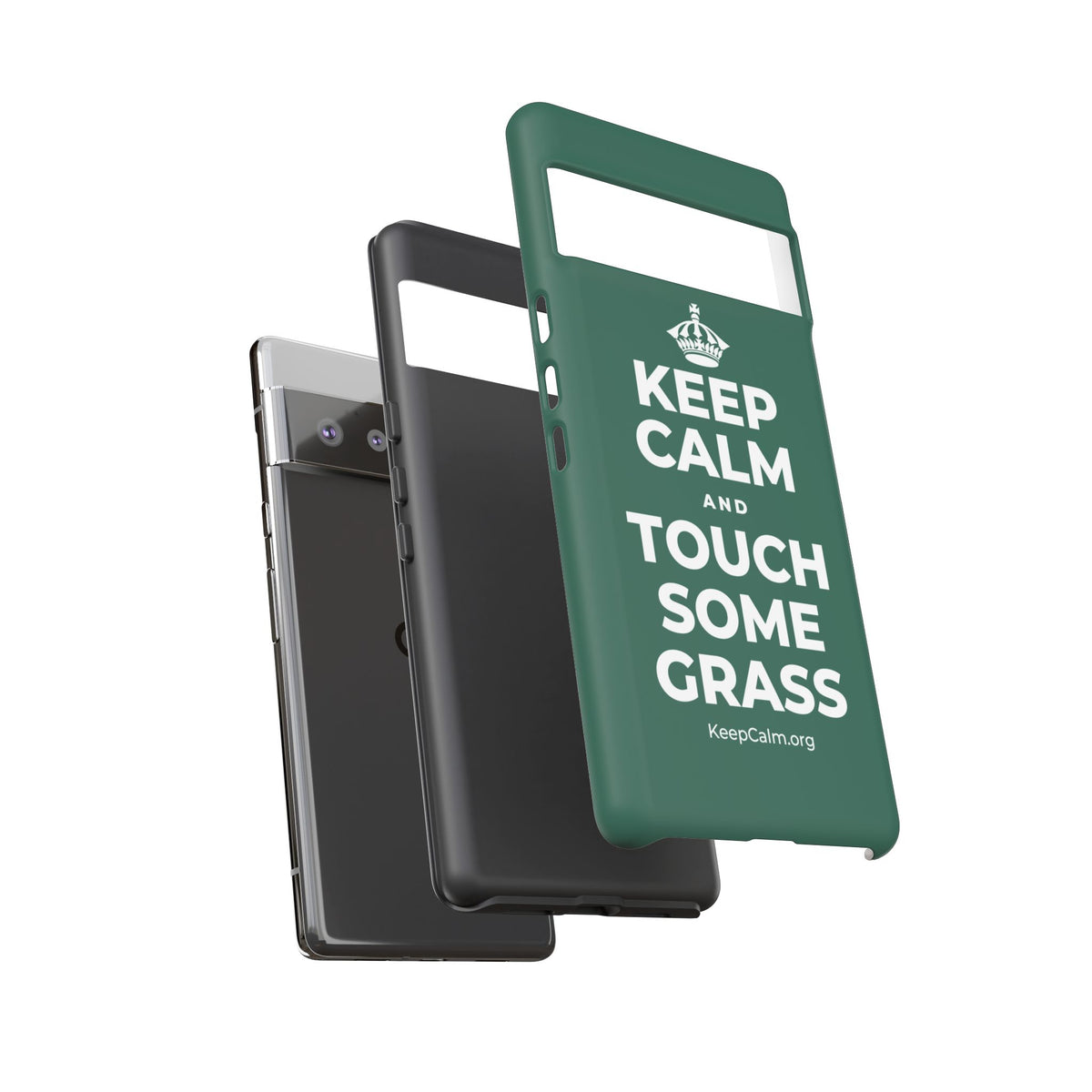 KEEP CALM AND TOUCH SOME GRASS Phone Case