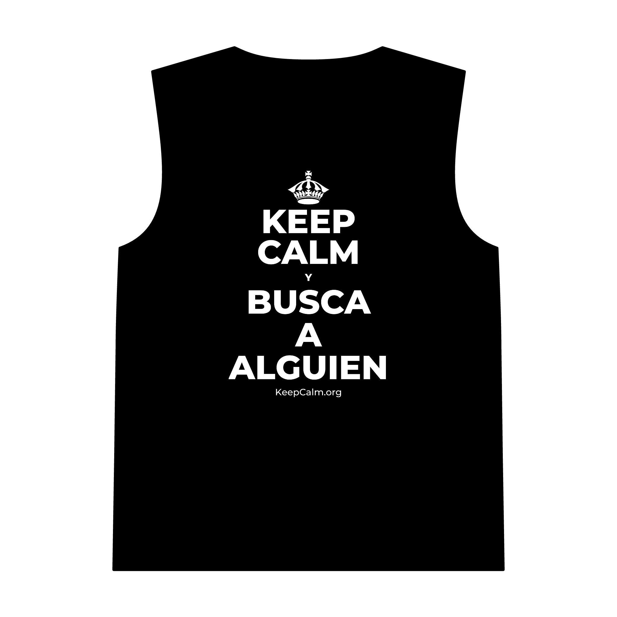 KEEP CALM Y BUSCA A ALGUIEN Tank Top