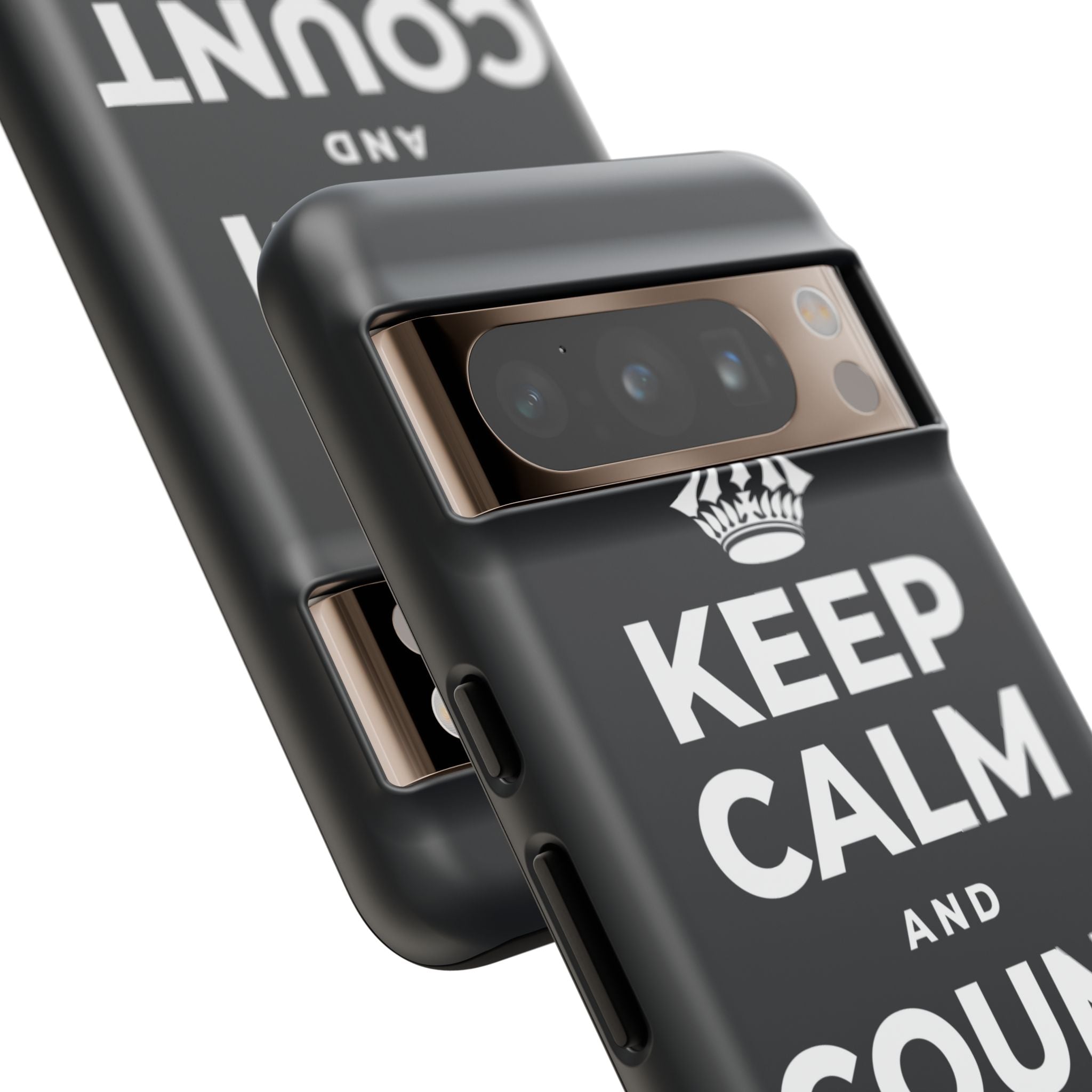 KEEP CALM AND COUNT TO TEN Phone Case (Dark)