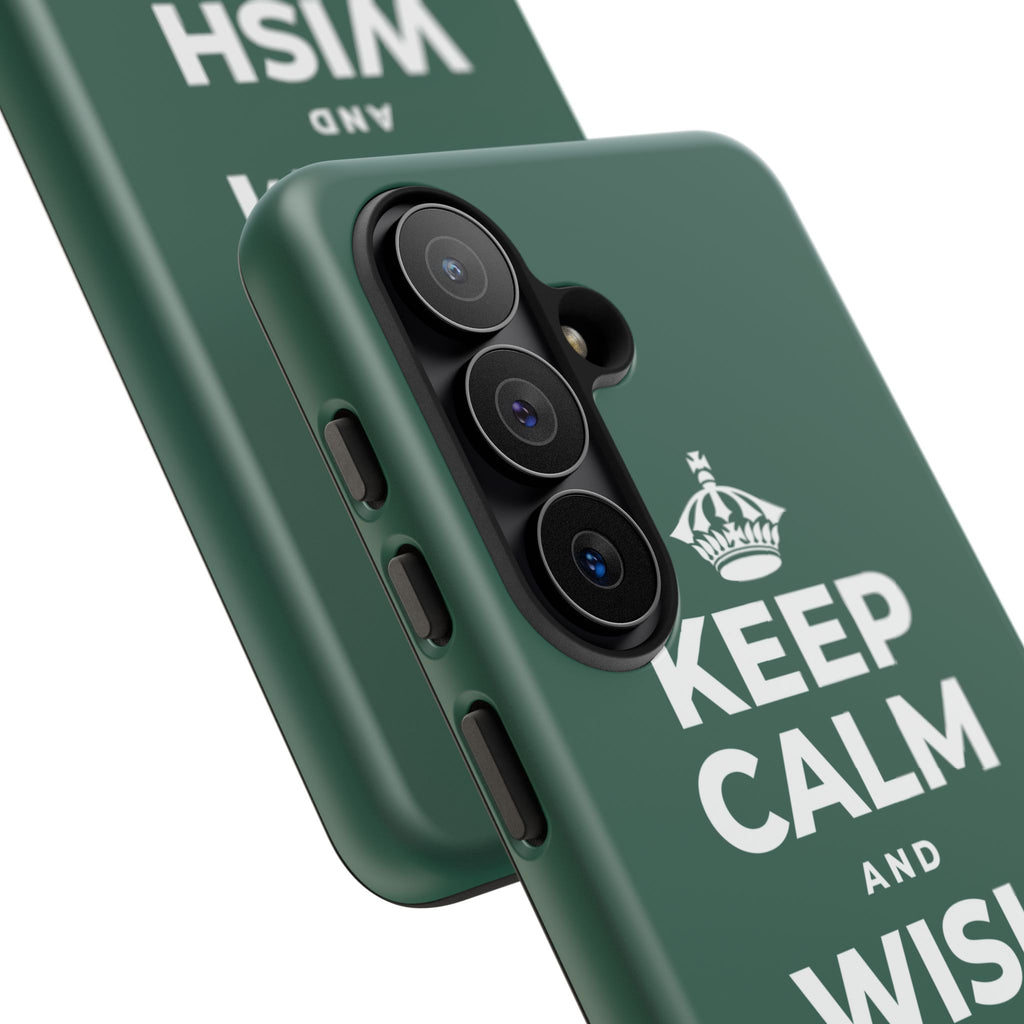 KEEP CALM AND WISH UPON A ⭐ Phone Case