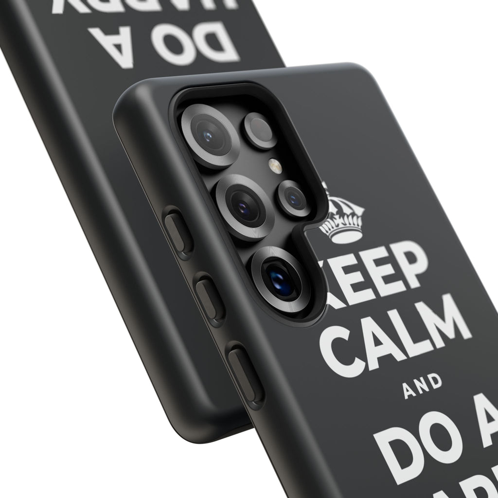 KEEP CALM AND DO A HAPPY LITTLE DANCE Phone Case (Dark)