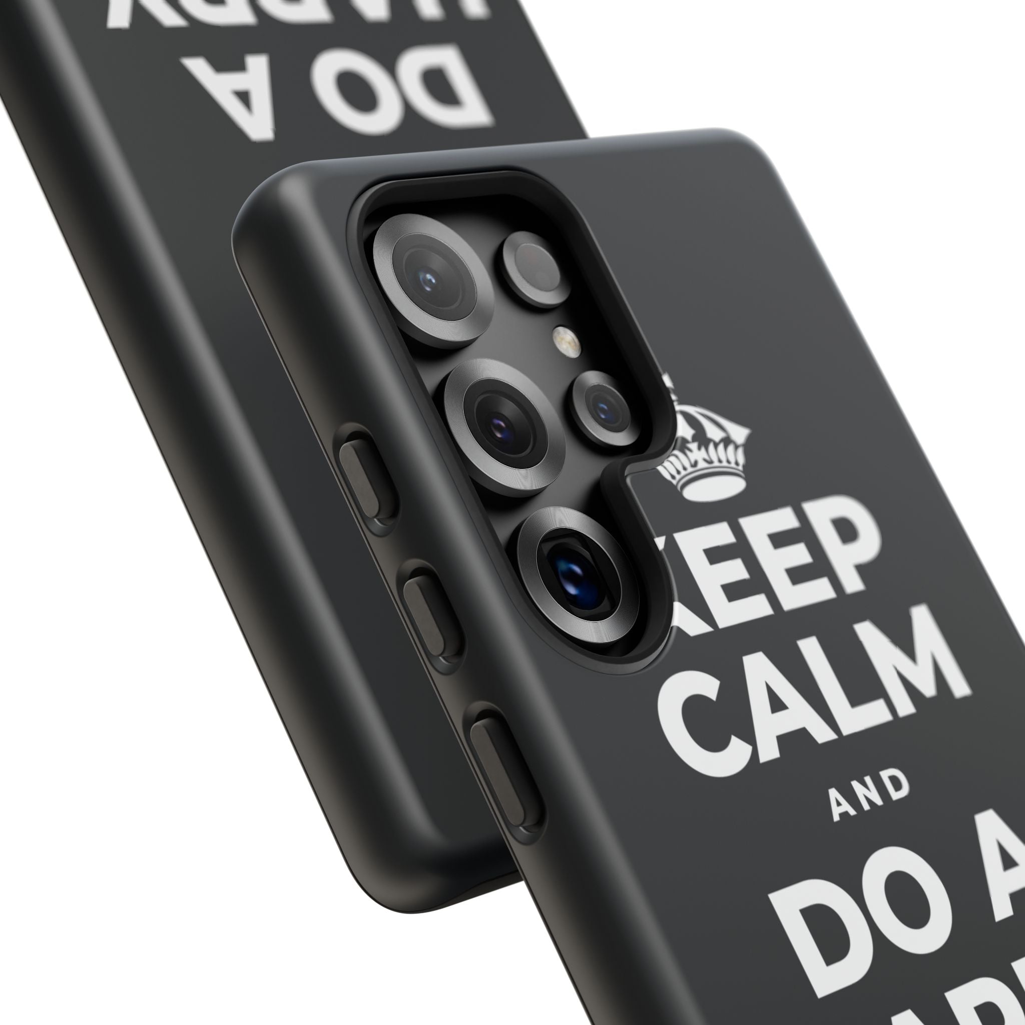 KEEP CALM AND DO A HAPPY LITTLE DANCE Phone Case (Dark)
