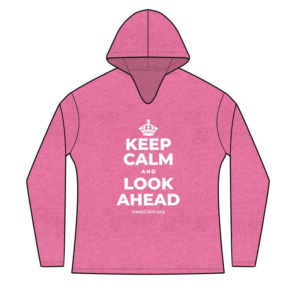 KEEP CALM AND LOOK AHEAD Women's Long Sleeve Hoodie