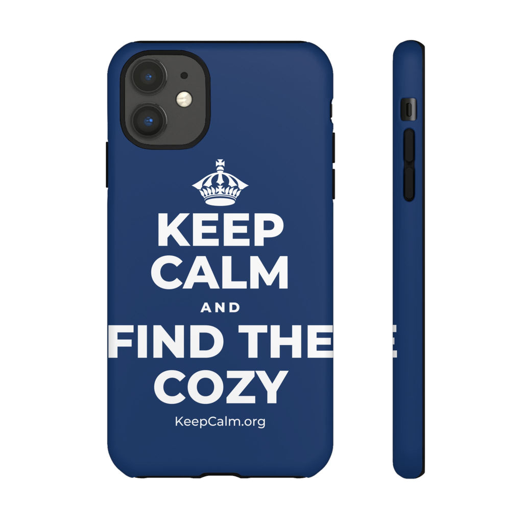 KEEP CALM AND FIND THE COZY Phone Case