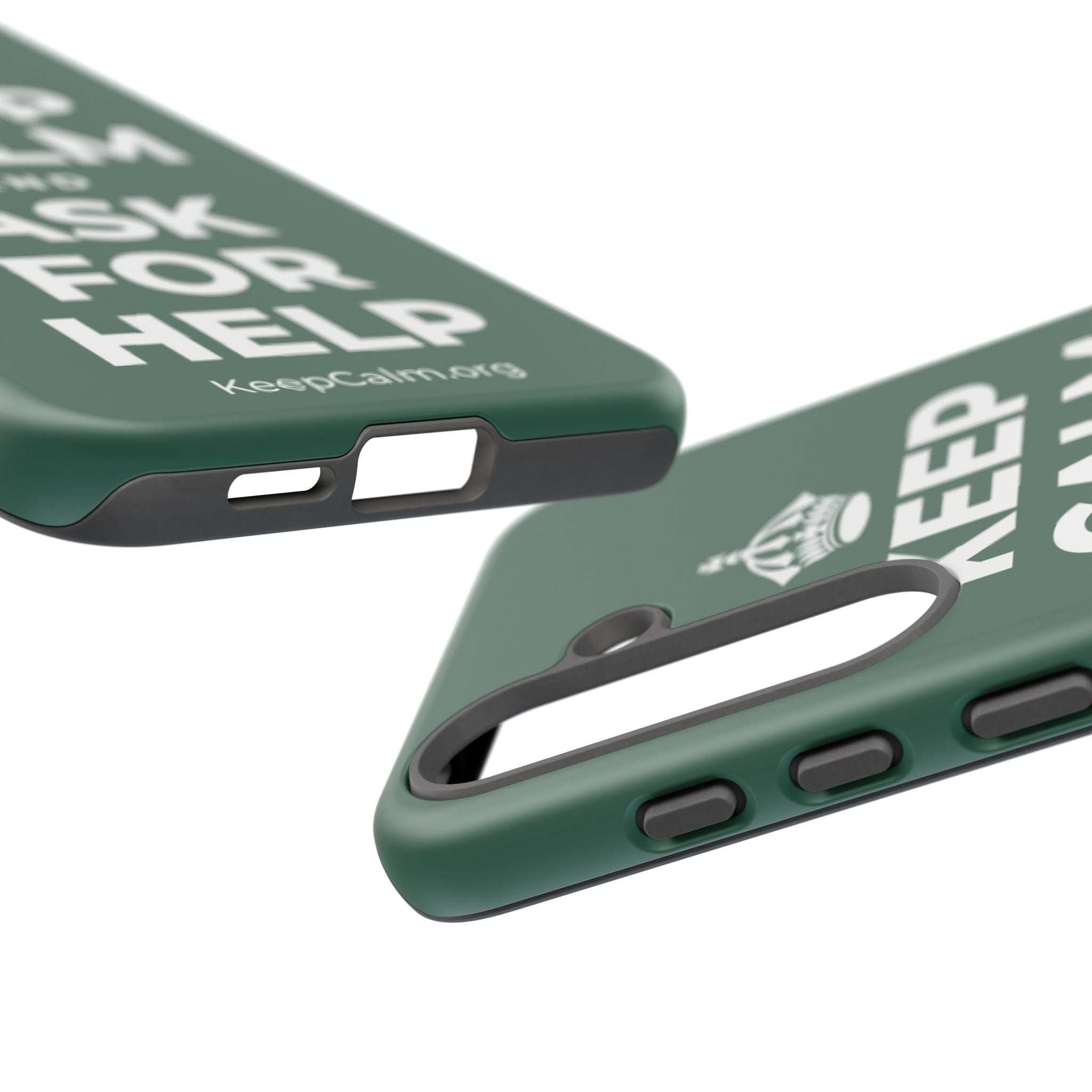 KEEP CALM AND ASK FOR HELP Phone Case