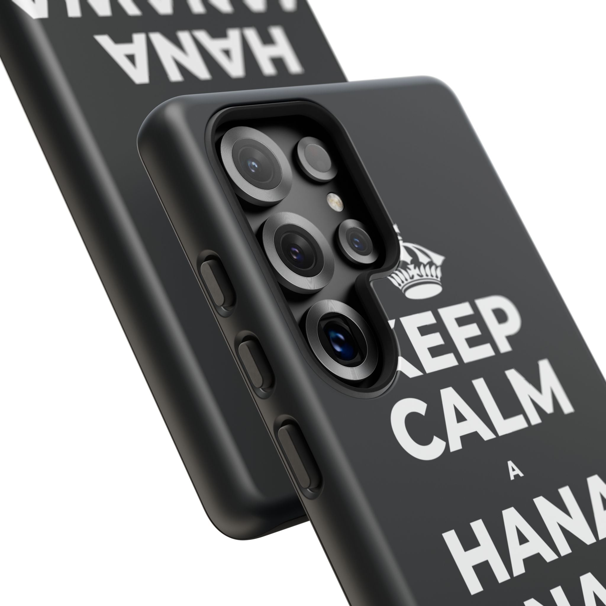 KEEP CALM A HANA MANAWA E PĀʻANI AI Phone Case (Dark)