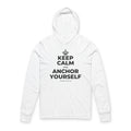 KEEP CALM AND ANCHOR YOURSELF Hooded Long Sleeve Tee