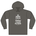 KEEP CALM A ʻŌWILI I KAHI KUʻEKE Organic Hoodie Tee